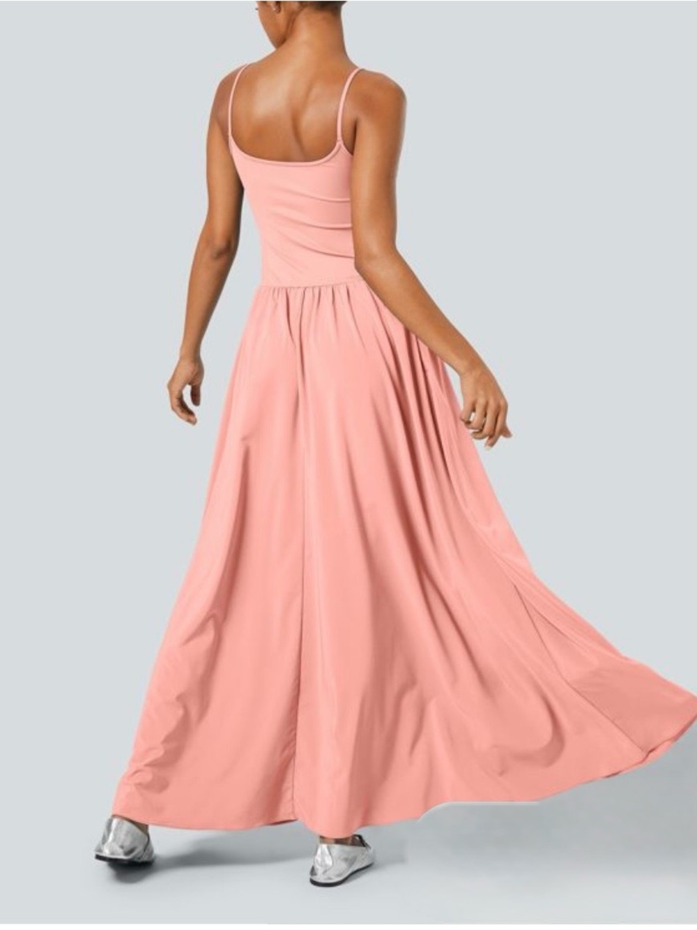 Halara Breezeful Flowy Flare Maxi Dress